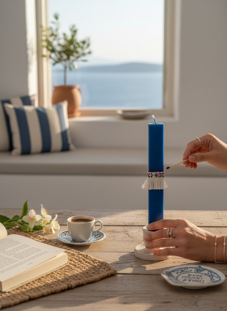 Easter Candle Greek Collection