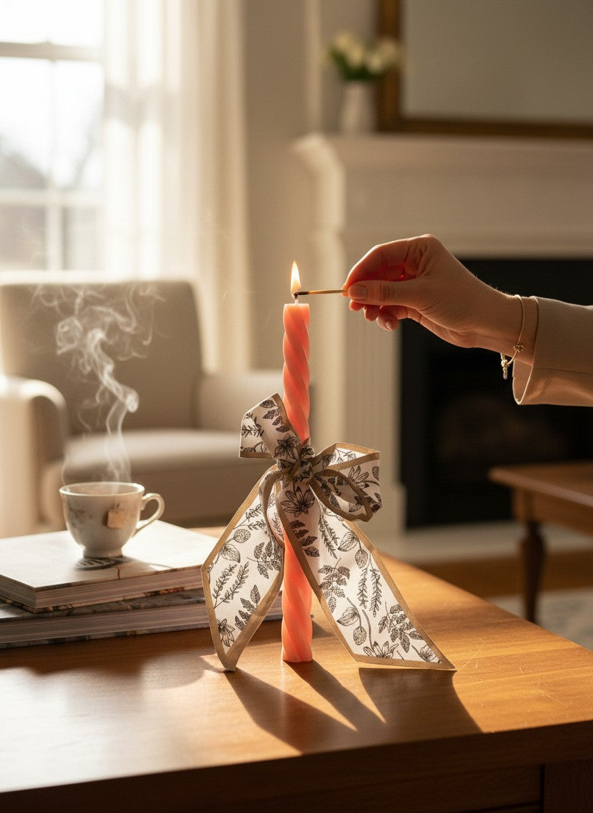 Easter Candle Bow