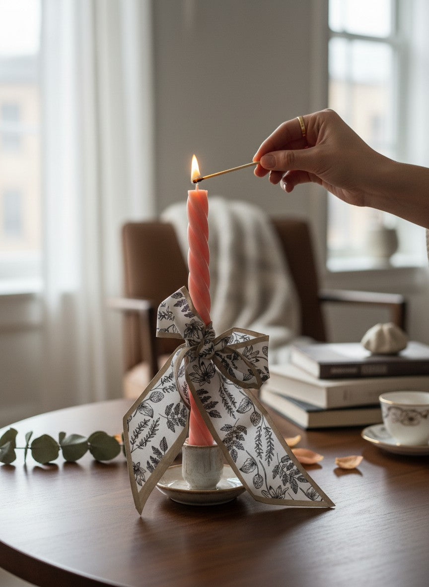 Easter Candle Bow