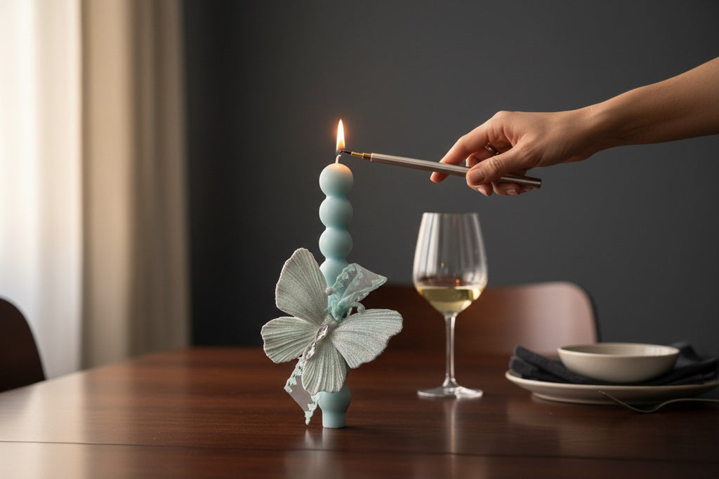 Easter Candle Romantic