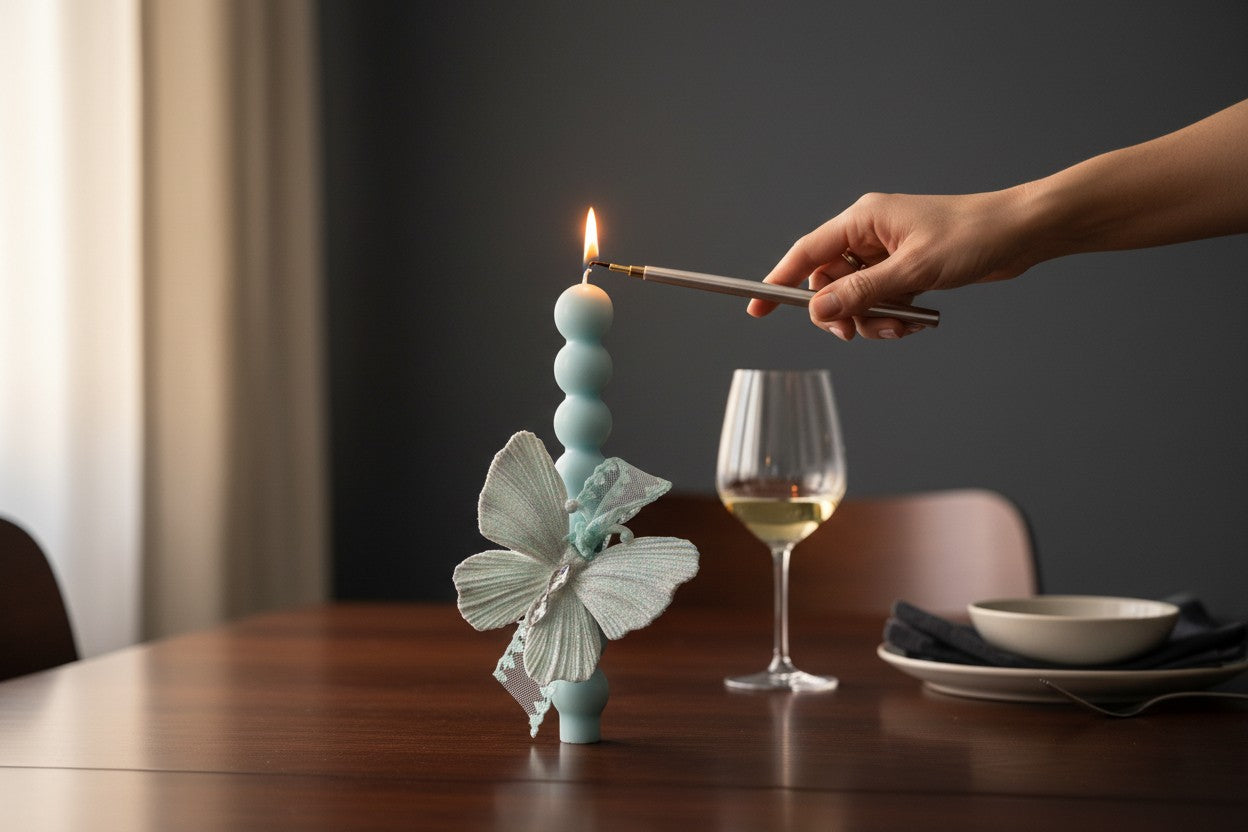 Easter Candle Romantic