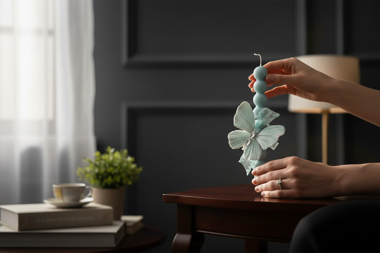 Easter Candle Romantic