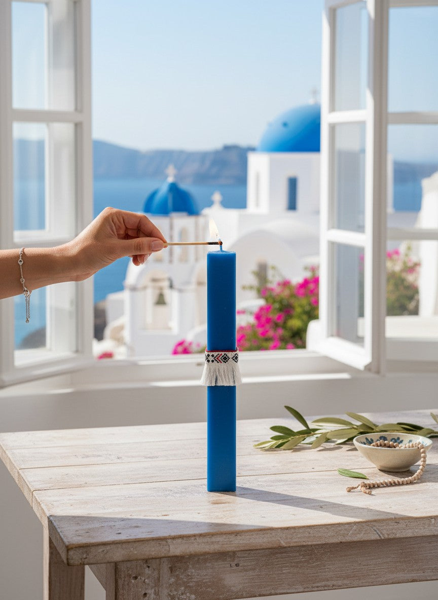 Easter Candle Greek Collection