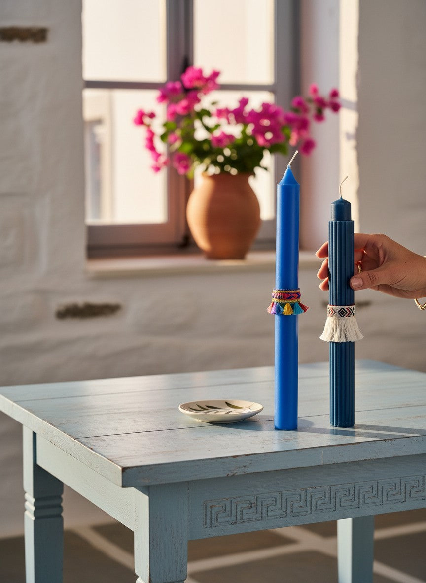 Easter Candle Greek Collection