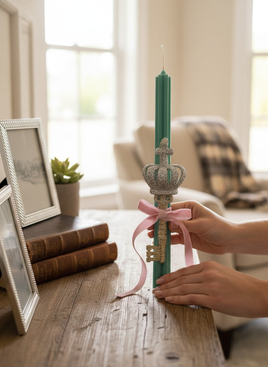 Easter Candle Romantic