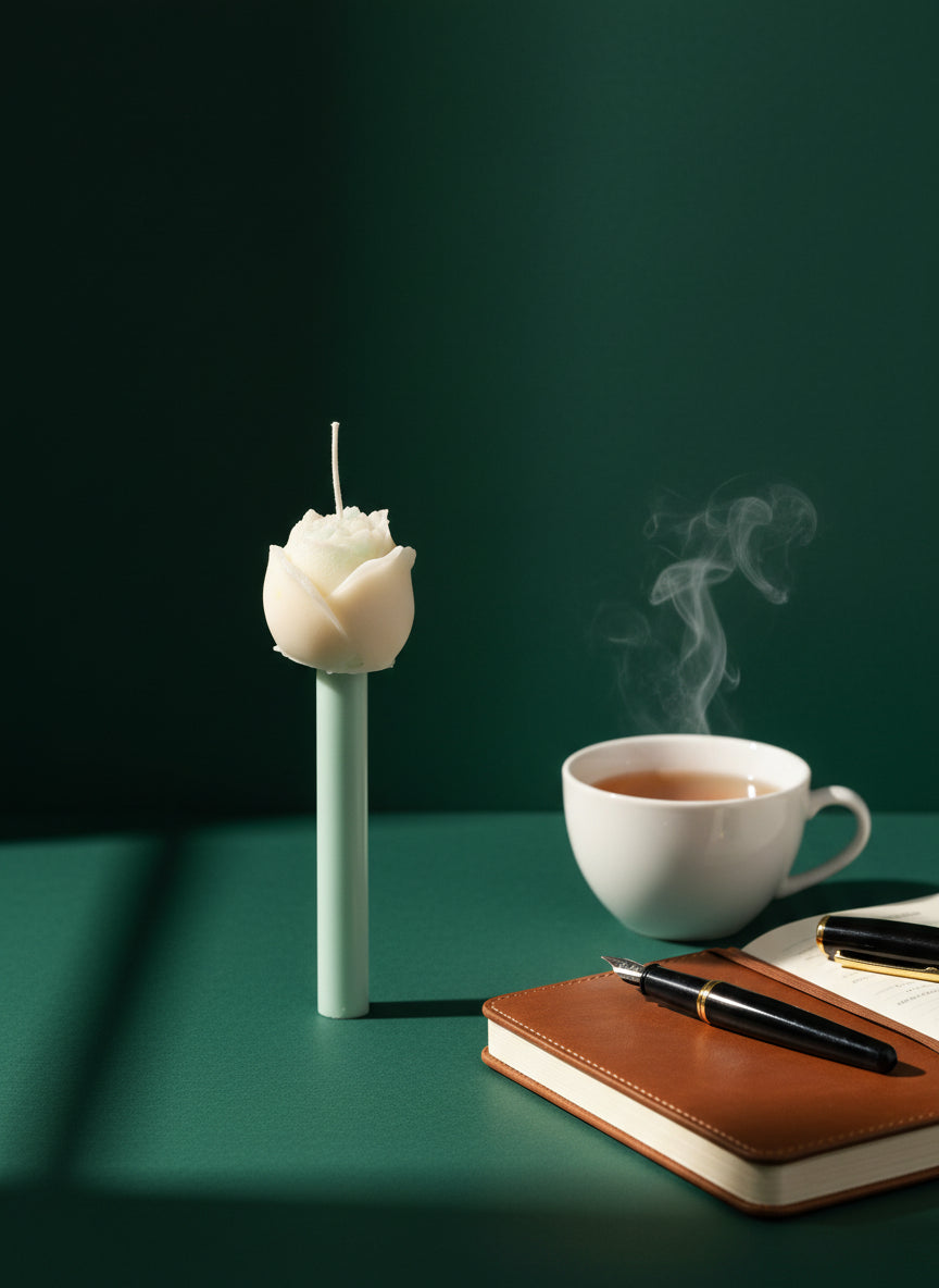 Floral Signature  easter candle