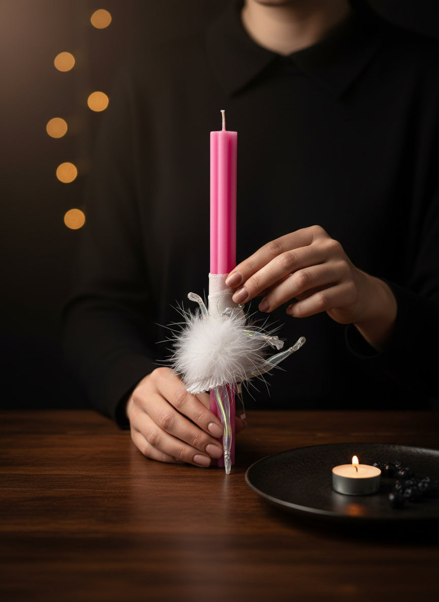Easter Candle Ballerina
