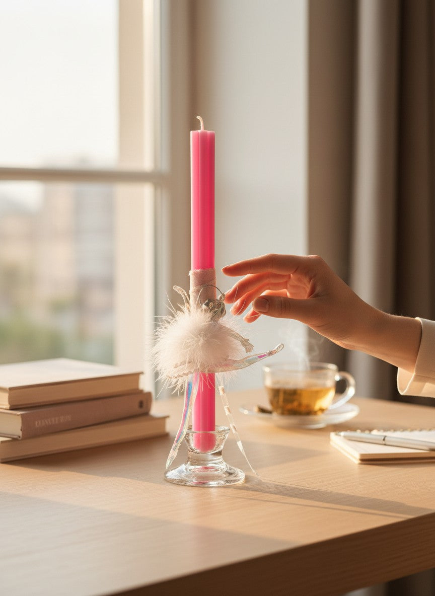 Easter Candle Ballerina