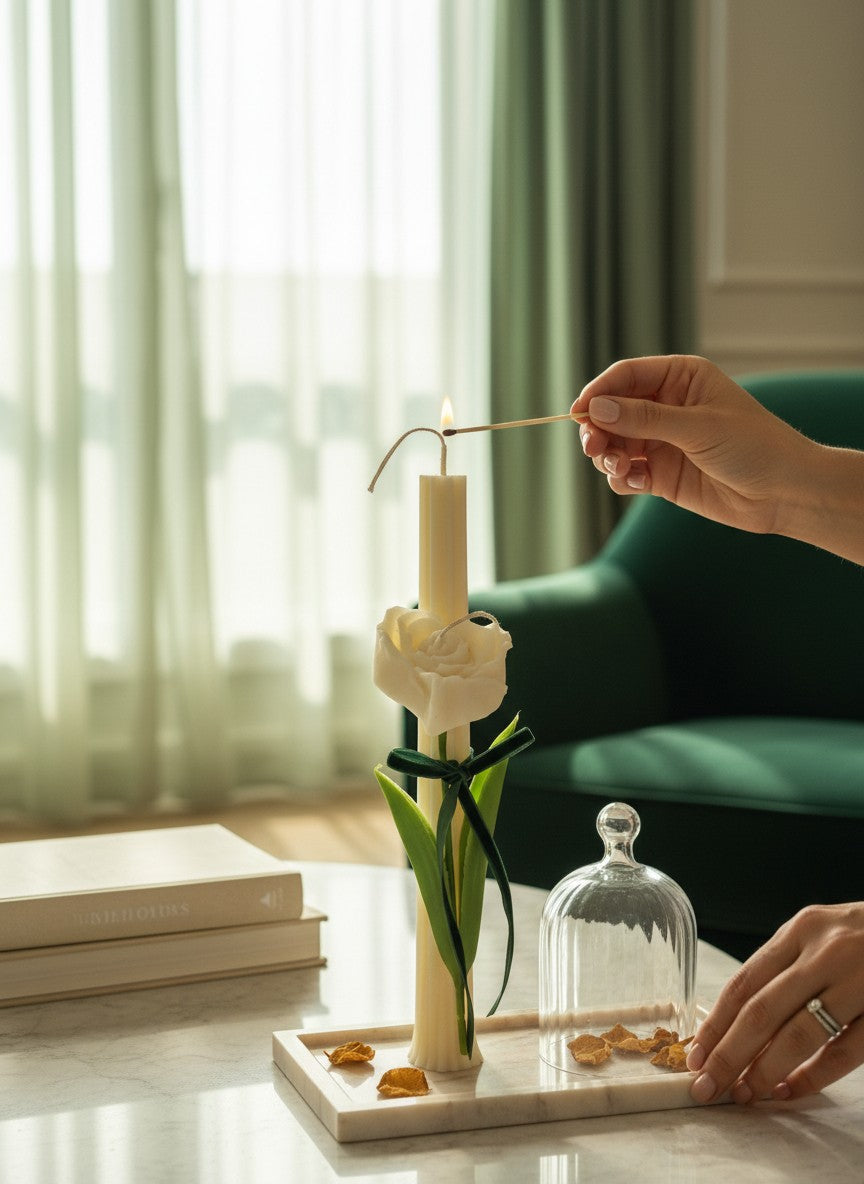 Easter Candle Flower